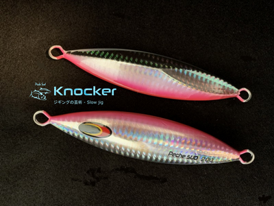 KNOCKER - Slow pitch jigging lure 155 grams - Pink [PS-A143-155-PK (CHINA)]  - $12.55 CAD : PECHE SUD, Saltwater fishing tackles, jigging lures, reels,  rods
