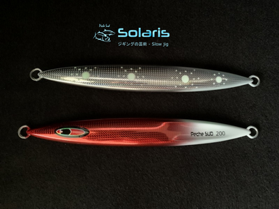 SOLARIS - Slow pitch jigging lure 200 grams - Red head/Black  [SOLARIS-200-FR (CHINA)] - $13.50 CAD : PECHE SUD, Saltwater fishing  tackles, jigging lures, reels, rods